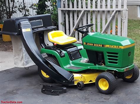 TractorData.com John Deere STX38 Yellow Deck tractor photos information