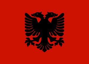 Albania flag Logo PNG Vector (SVG) Free Download