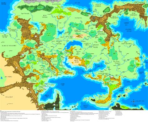 World Of Greyhawk Map - Map Of The World