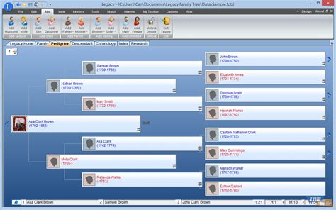 Legacy Family Tree İndir - Soy Ağacı Programı - Tamindir