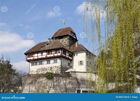 Castle Built in 13th Century in Frauenfeld, Switzerland Stock Image - Image of century ...