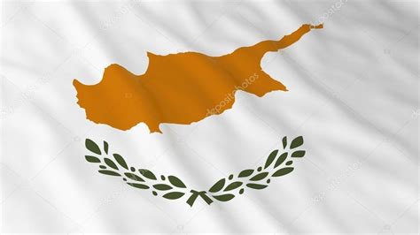 Cypriot Flag HD Background - Flag of Cyprus 3D Illustration Stock Photo ...