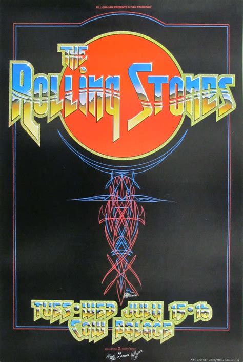 Rolling Stones Original Concert Poster | Limited Runs