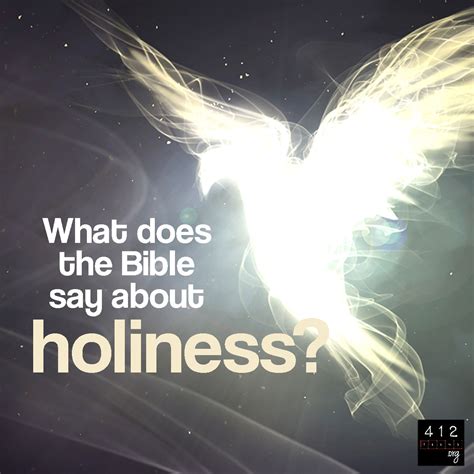 What does the Bible say about holiness? | 412teens.org