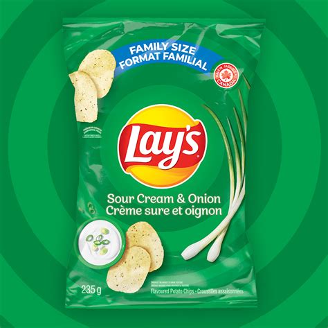 LAY'S Sour Cream & Onion Flavoured Potato Chips | LAY'S