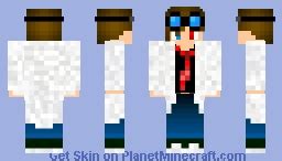 Scientist. (BOY VERSION) Minecraft Skin