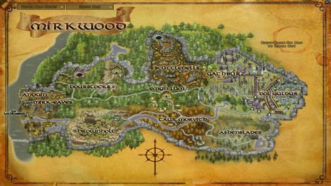 File:Mirkwood map.jpg - Lotro-Wiki.com