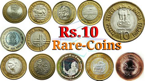 All Rs. 10 Coins || 10 Rupee coins || Rs. 10 ₹ coin || All Types coins of Rs 10 Rare coin - YouTube