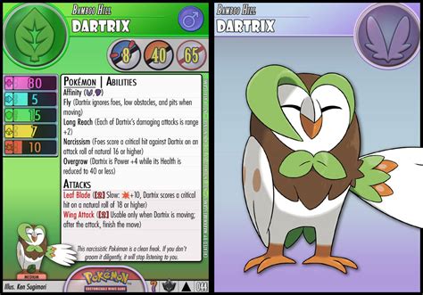 Dartrix by PokemonCMG on DeviantArt