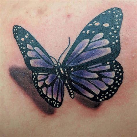 Top 61 Best Purple Butterfly Tattoo Ideas - [2021 Inspiration Guide]