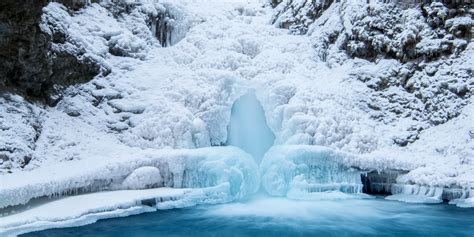 Thunderbird Falls Alaska - U.S. Winter Travel Destinations