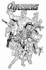 Marvel Avengers Coloring Pages To Print  sketch template