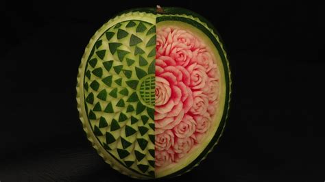 Open Your Heart Watermelon Rose - Advanced Lesson 12 By Mutita The Art ...