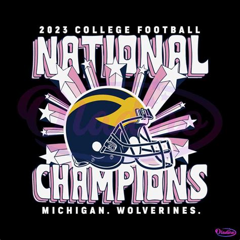 2023 College Football National Champions SVG » Oladino