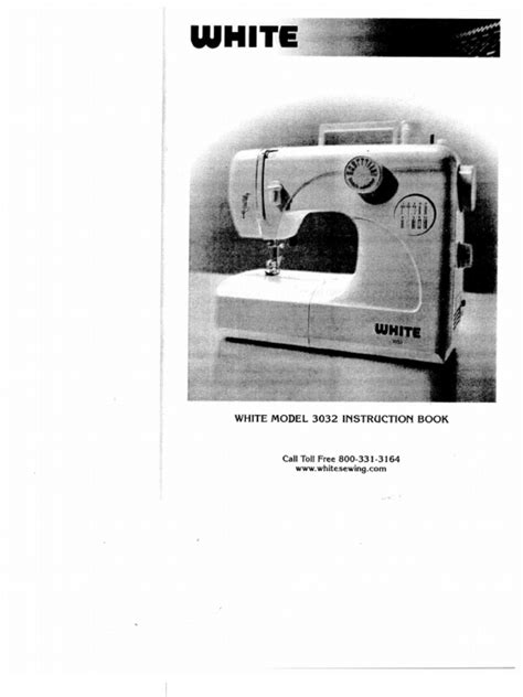 White Sewing Machine Manual | PDF | Sewing Machine | Machines