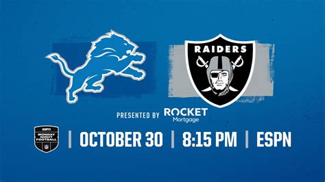 Lions vs Raiders: Week 8 Game Trailer