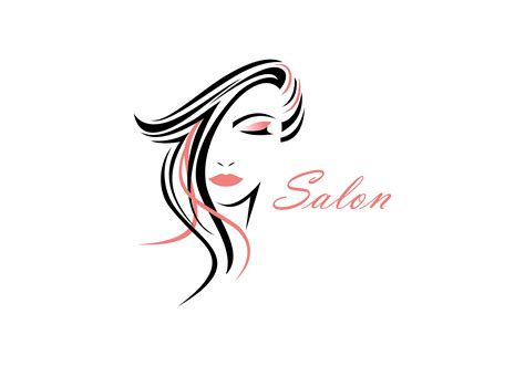 Women Face, Hair Salon Logo Vector Illustration par DEEMKA STUDIO · Creative Fabrica