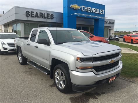 Used 2016 Chevrolet Silverado 1500 Custom 5.3 Double Cab w/20” - [PRICE] | Searles Motor ...