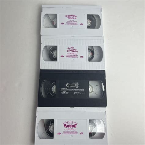 Bundle of 4 Vintage BARNEY VHS Tapes - Etsy