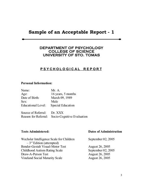 School Psychologist Report Template (4) | PROFESSIONAL TEMPLATES | School psychology, Colleges ...