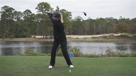 SUZANN PETTERSEN - FACE ON DRIVER SWING REGULAR & SLOW MOTION TIBURON ...