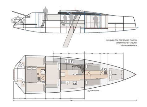 TR52 Performance Trimaran - Grainger Designs Catamarans and Trimarans