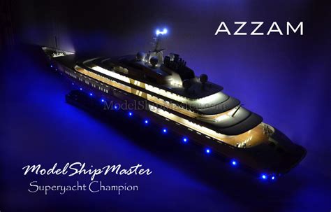 Azzam mega yacht model