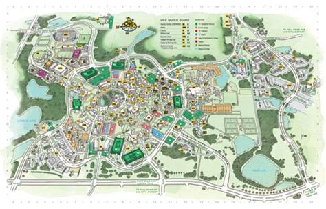 UCF campus 4 Year Degree, Campus Map, Tuition Fees, Ucf, Map Design ...