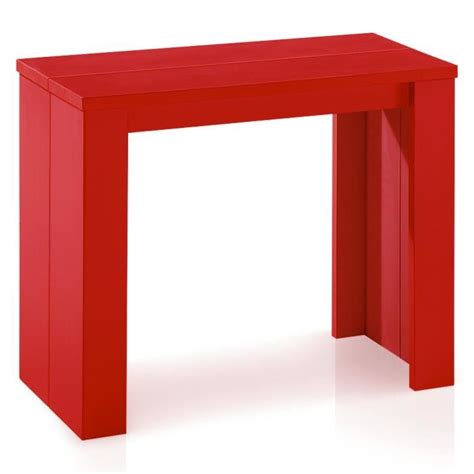 Table Console Brookline Rouge | Console extensible, Table console ...