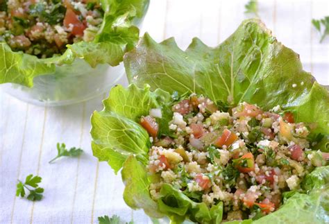 Wheat salad with mint and parsley (Tabouleh)