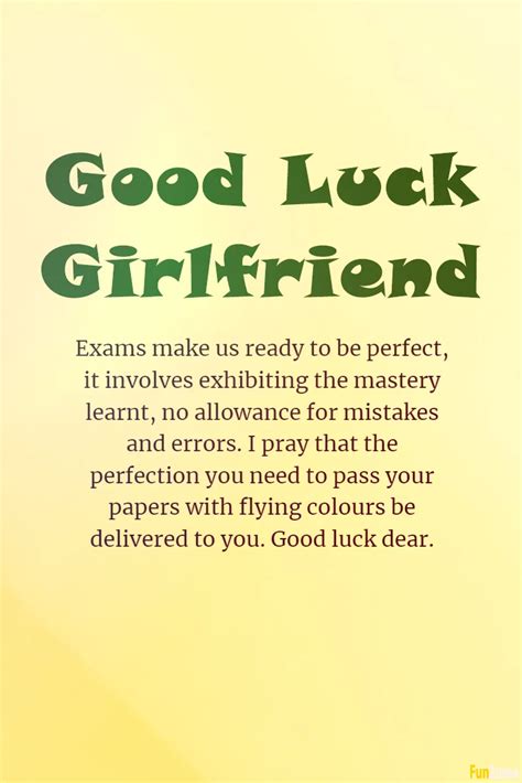 38 Good Luck Messages For Exams For Girlfriend – FunZumo