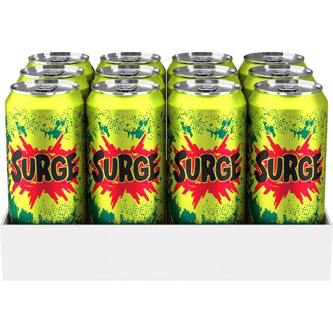 Surge Citrus Soda Soft Drinks, 16 fl oz, 12 Pack - Buy Online in UAE ...