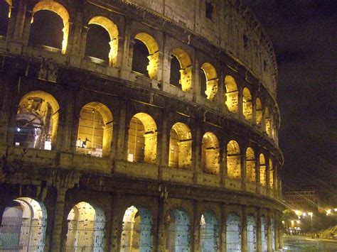 Colosseum at night