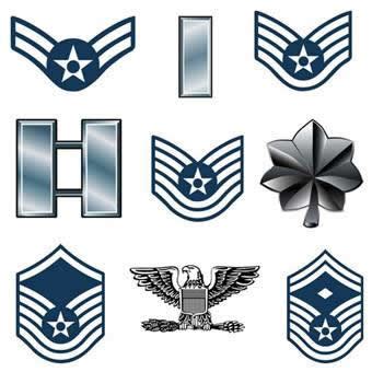 United States Military Rank Structure for the Air Force, Army, Marines, Navy, National Guard and ...