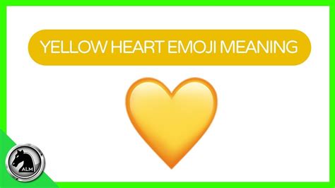 💛 YELLOW HEART Emoji MEANING 💛 [What Did HE / SHE Mean by This?] - YouTube