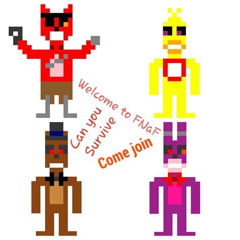 FNAF animatronics - 8-bit by Fireheart2Firestar on DeviantArt