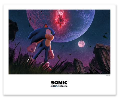 'Sonic Frontiers' Concept Art paintings by Sonic Team, Japan. Exclusiv – Moor-Art Gallery