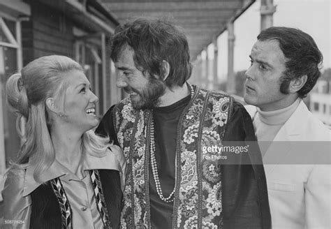 Actors (L-R) Annette Andre, Mike Pratt and Ken Cope in character at a ...