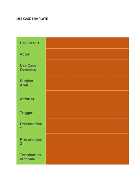 40 Use Case Templates & Examples (Word, PDF) ᐅ TemplateLab