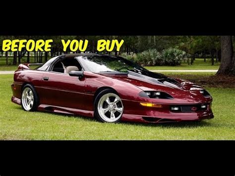 Watch This BEFORE You Buy a 4th Gen Chevy Camaro Z28 - YouTube