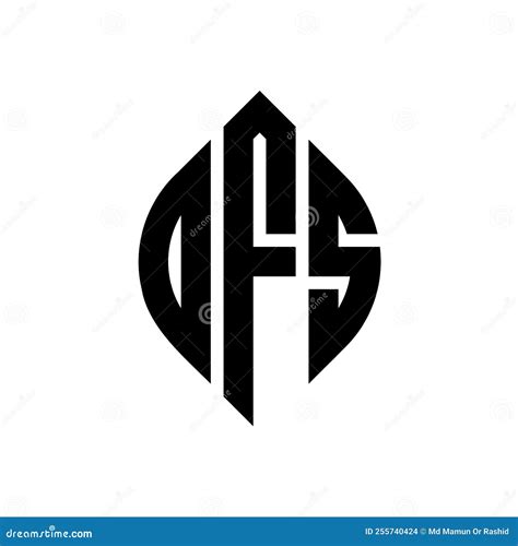 DFS Circle Letter Logo Design with Circle and Ellipse Shape. DFS ...