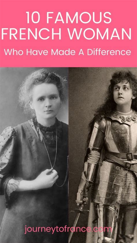 10 Famous French Women Who Have Made A Difference In France – Journey To France