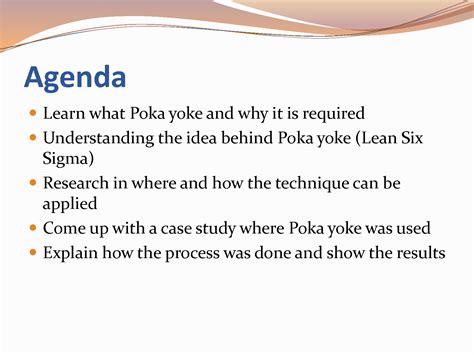 SOLUTION: Poka Yoke Lean Six Sigma - Studypool