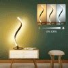 Spiraled Steel Dimmable LED Table Lamp - Affordable Modern Design ...