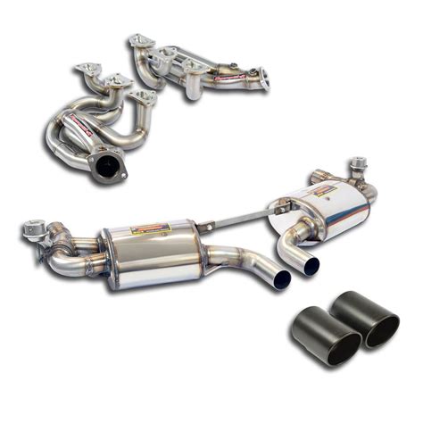 Performance sport exhaust for PORSCHE 981 BOXSTER Spyder 3.8i with ...