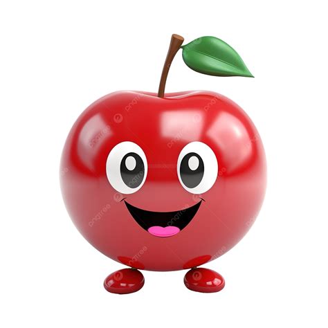 Cute Happy Cherry Character Ai Generated, Cherry, Fruit, Tropical PNG Transparent Image and ...