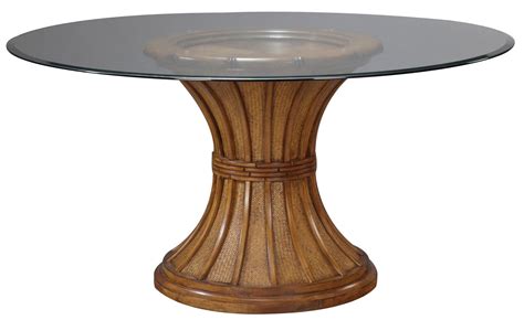 Dining Tables | Dining table bases, Glass dining table, Wood pedestal ...