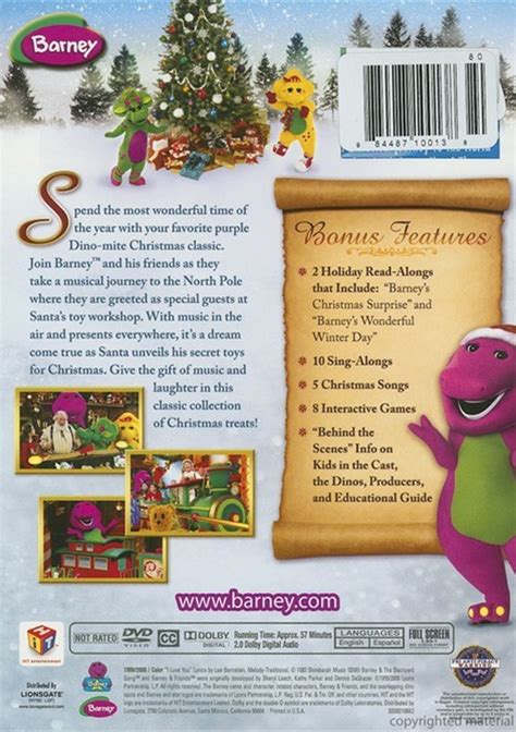 Barney: Night Before Christmas - The Movie (DVD) | DVD Empire