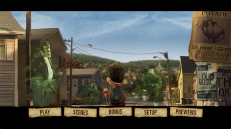 ParaNorman (2012) - DVD Movie Menus