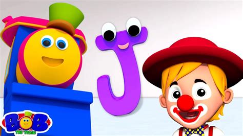 Letter J Song, Alphabet Nursery Rhyme for Preschoolers by Bob The Train ...